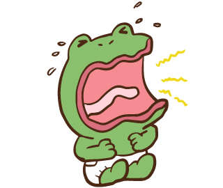 Duck Frog Sticker