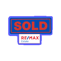 Bluered Sticker by Remax Estate