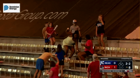 Dance Baseball GIF by Richmond Flying Squirrels