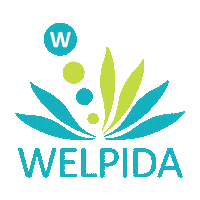 welpida logo beauty makeup business Sticker
