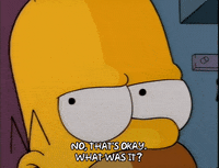 glaring homer simpson GIF