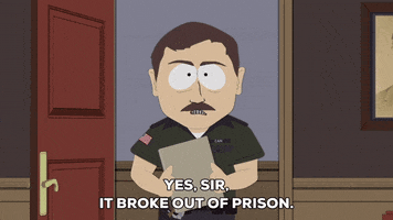 security talking GIF by South Park 