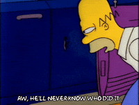 Suspicious Season 3 GIF by The Simpsons