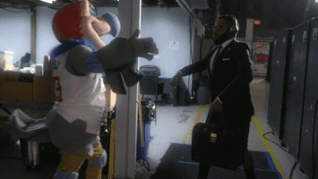 los angeles clippers chest bump GIF by NBA