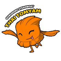 Thailand Soup Sticker by GoroGoro Steamboat & Korean Buffet