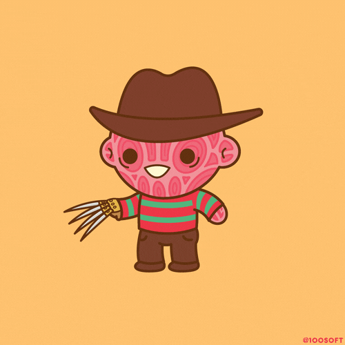 Freddy Krueger GIF by 100% Soft