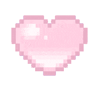 Heart Pixel Sticker