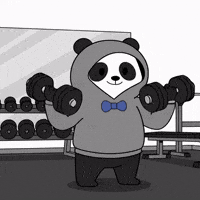 Workout Gym GIF by Pandu Pandas