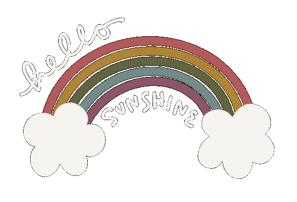 Rainbow Clouds Sticker by CallieRian