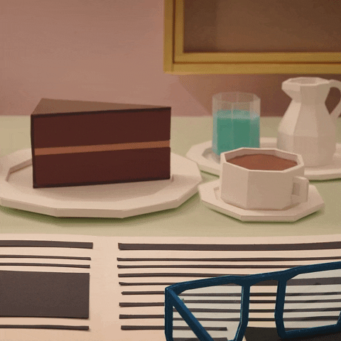 studioaka giphyupload animation yummy cake GIF