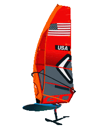 Windsurfing Foiling Sticker by US Sailing Team