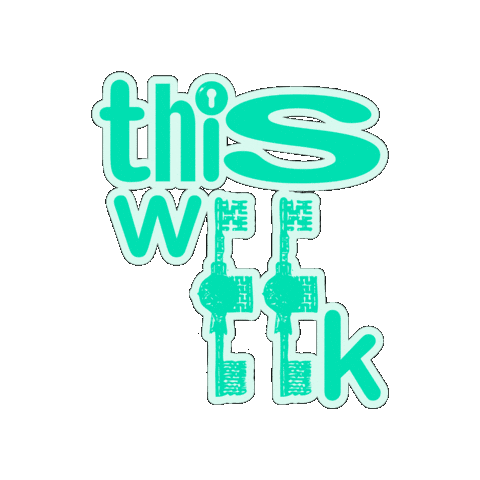 This Week Kaai Sticker by Kaaitheater