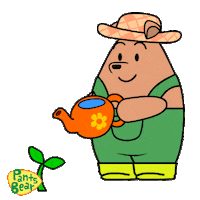 Green Plant Love Sticker