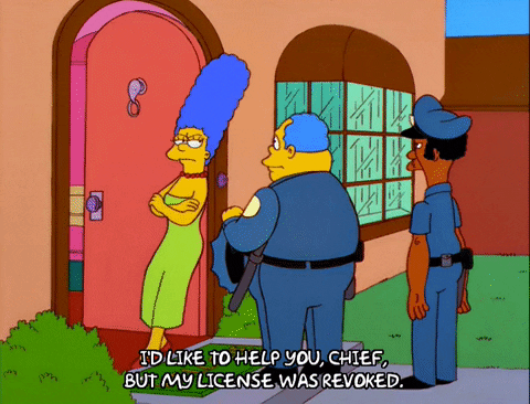 marge simpson police GIF