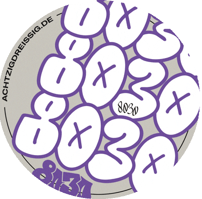 Design Beer Sticker by Achtzigdreissig