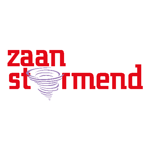 Tornado Rood Sticker by Zaantheater