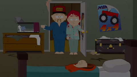 parents leaving GIF by South Park 