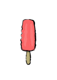 Chovi summer sweet ice ice cream Sticker