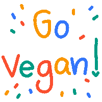 Go Vegan Sticker