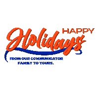 Snow Orange Sticker by UF J-School