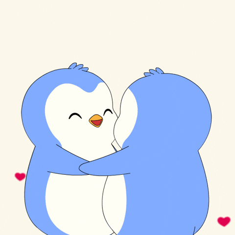 I Love You Hearts GIF by Pudgy Penguins