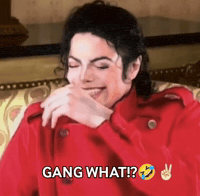 shamoneholic reaction mood michael jackson gang GIF