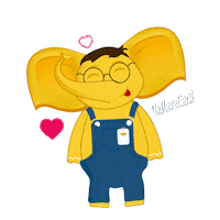 yellow_fant love sticker good amor Sticker