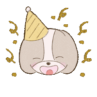 Dog 誕生日 Sticker