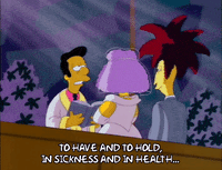 Season 3 Wedding GIF by The Simpsons