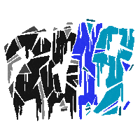 art skipping Sticker by stylemystuff®