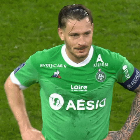Sad Football GIF by AS Saint-Étienne