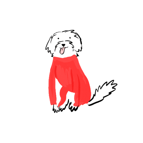 happy tail Sticker by Andrea Caceres