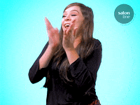 salonline reaction happy excited feliz GIF