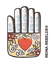 Makeup Hand Sticker by Reina Rebelde