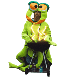 SimonFellerMedia mainz grillen fastnacht andi Sticker