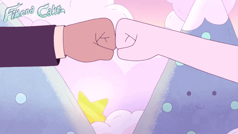 Adventure Time Fist Bump GIF by Cartoon Network