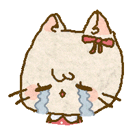 Sad Cat Sticker