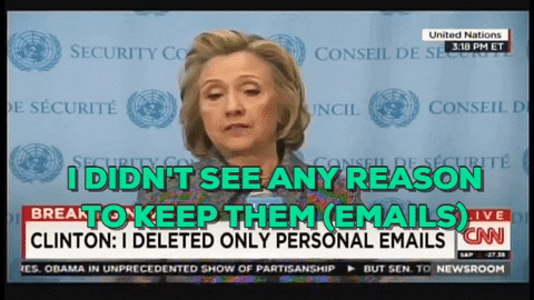 confused hillary clinton GIF by Political Products Online