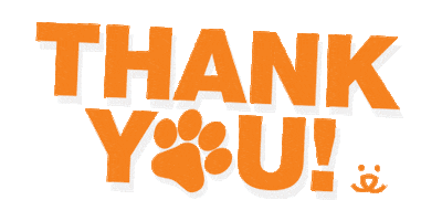Thank You So Much Sticker by Best Friends Animal Society