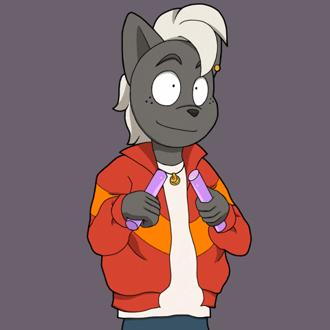 meowtinz giphyupload giphystrobetesting rave furry GIF