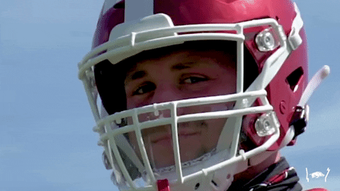College Football Wow GIF by Arkansas Razorbacks