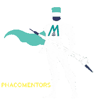 Superheroe Sticker by OftalmoUniversity