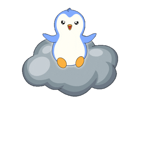 High Voltage Laughing Sticker by Pudgy Penguins