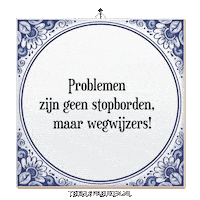 Wijsheid Spreuk Sticker by Tegelspreuken.nl
