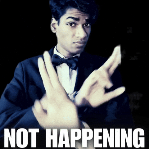 Not Happening Tony Stark GIF by Victor Franklin