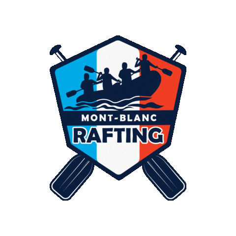 Mont-blanc-rafting giphygifmaker fun friends water Sticker
