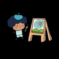 FugeeSchool school artist drawing painting GIF