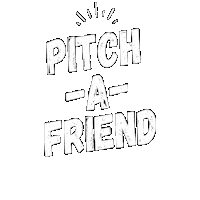 pitchafriend pitchafriend pafstickers pitch-a-friend Sticker