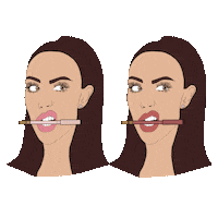 Makeup Lips Sticker by Rebecca Stella
