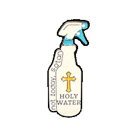 pinnedpins water bottle christian spray Sticker